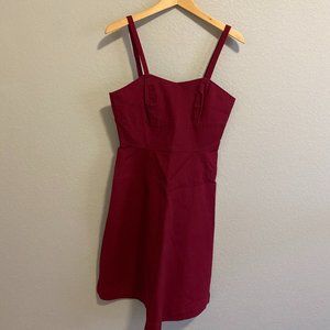 Isaac Mizrahi Deep Red Spaghetti Strap dress | Size 6